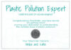 Plastic Pollution Expert Certificate of Achievement