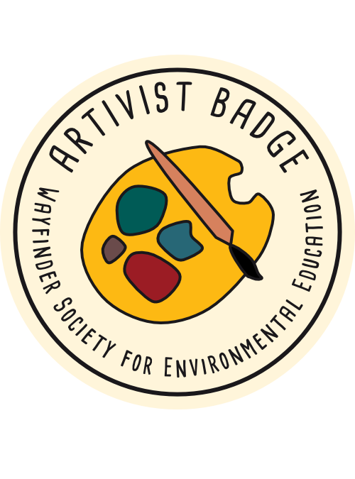 Artivist Badge - Earn by completing the 5 Actions listed before.